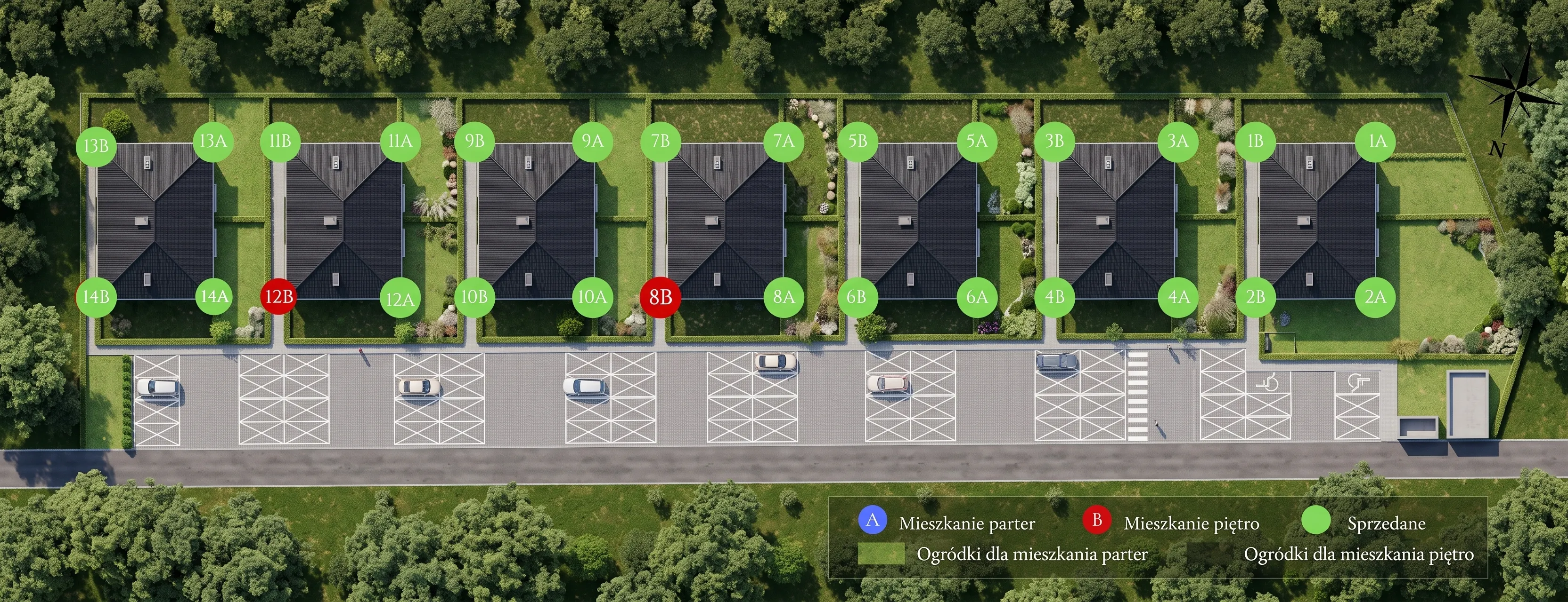 Plan osiedla Wiślany Park, etap I