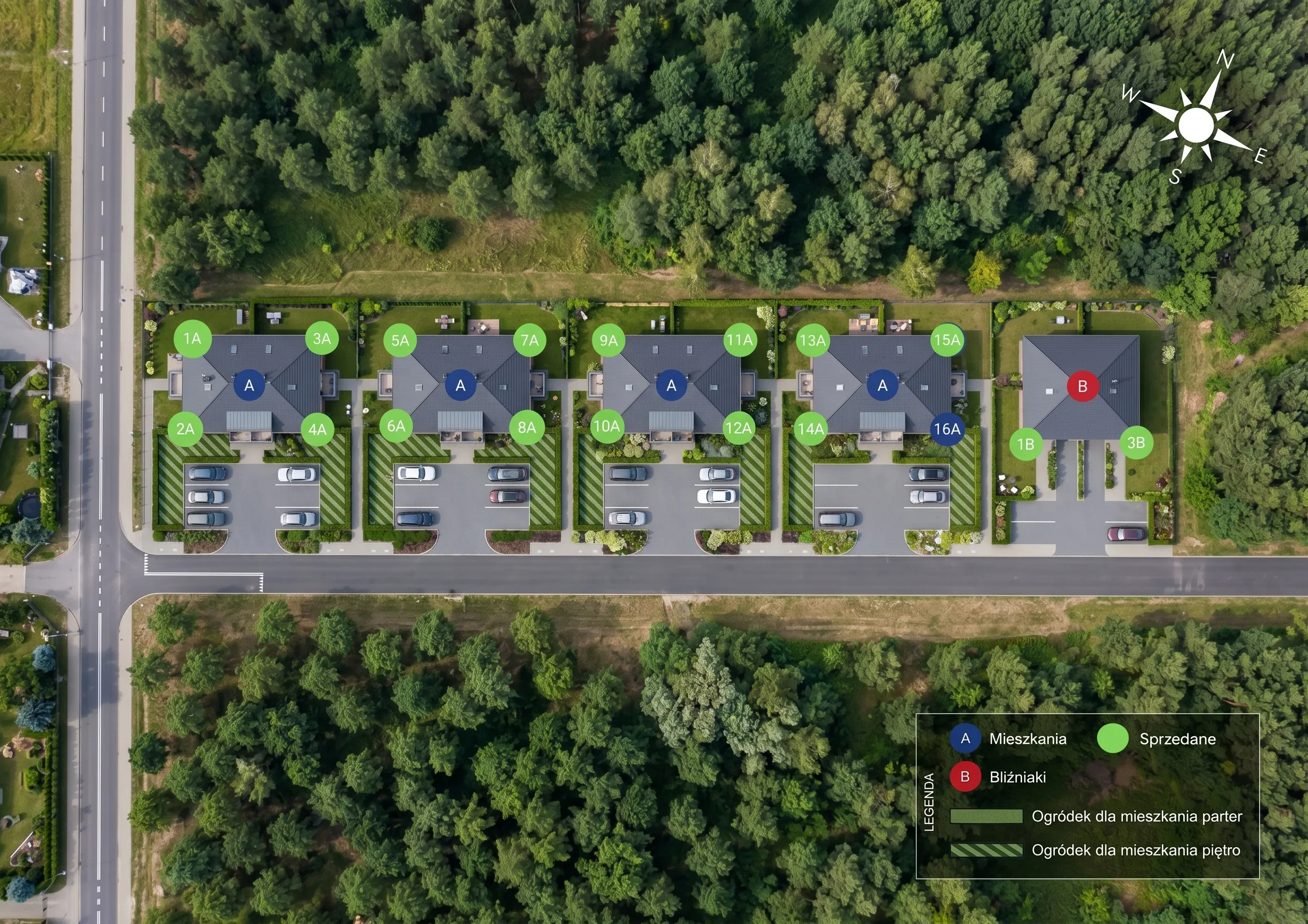 Plan osiedla Wiślany Park, etap II